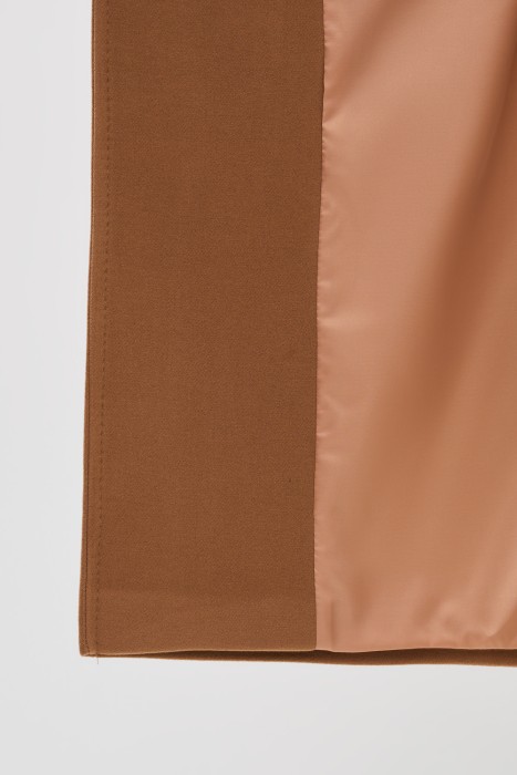 пальто с поясом из россии вид сбоку