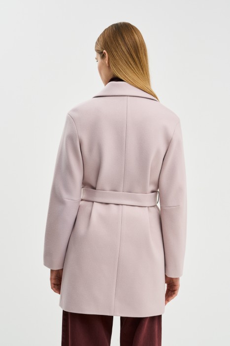 пальто с поясом по цене 7570 руб вид справа