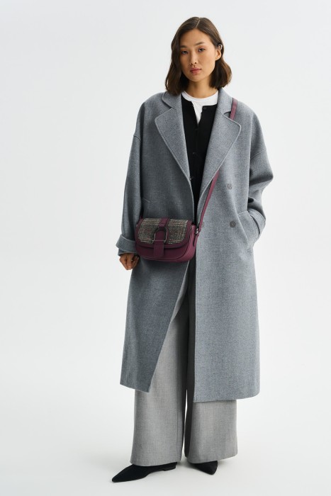 пальто с поясом 797717003 фотография