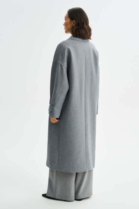 пальто с поясом по цене 12280 руб вид справа