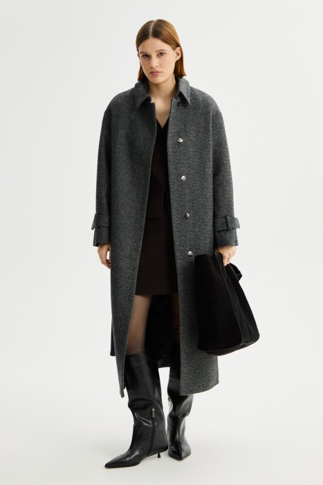 пальто с поясом 774828003 фотография