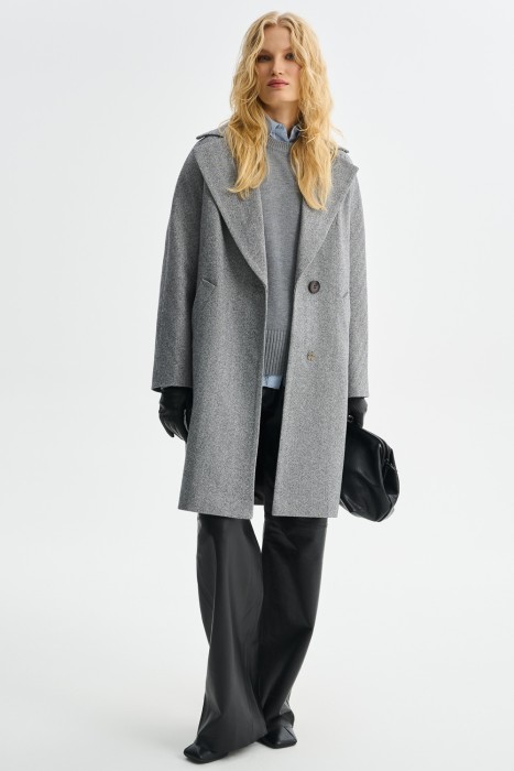 пальто с поясом 797721003 фотография