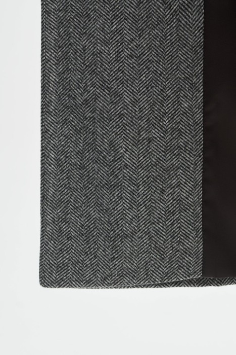 пальто с поясом из россии вид сбоку