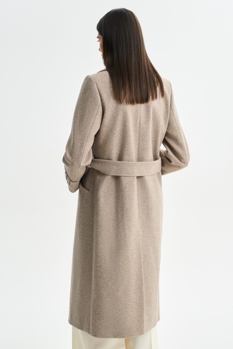 пальто с поясом по цене 13910 руб вид справа