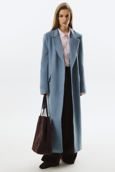 пальто с поясом 808676003 фотография