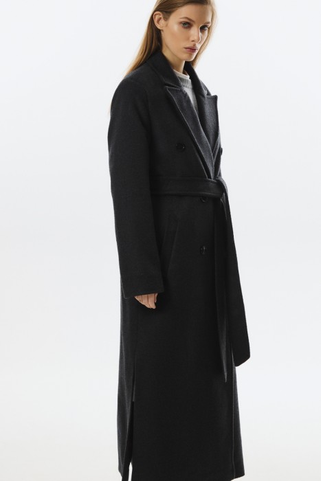 пальто с поясом по цене 11890 руб вид справа