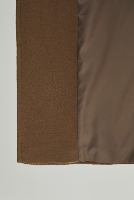 пальто с поясом из россии вид сбоку