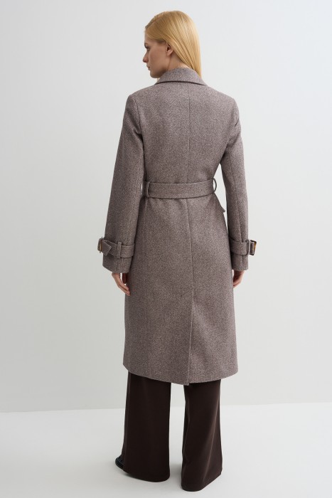 пальто с поясом по цене 11600 руб вид справа