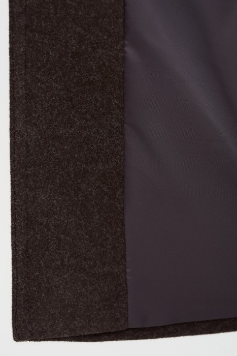 пальто с поясом из россии вид сбоку