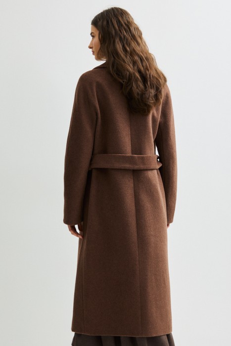 пальто с поясом по цене 12660 руб вид справа