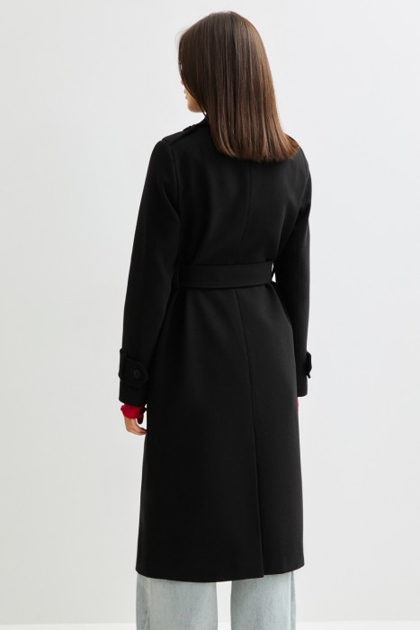 пальто с поясом по цене 10930 руб вид справа