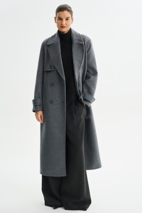 пальто с поясом 778979003 фотография