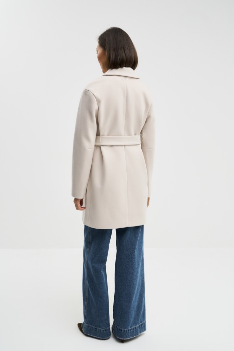 пальто с поясом по цене 8050 руб вид справа