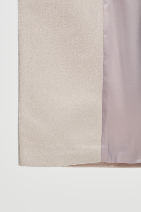 пальто с поясом из россии вид сбоку