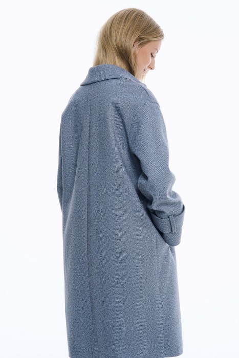 пальто с поясом по цене 5700 руб вид справа