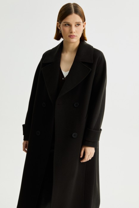 пальто с поясом 797724003 фотография