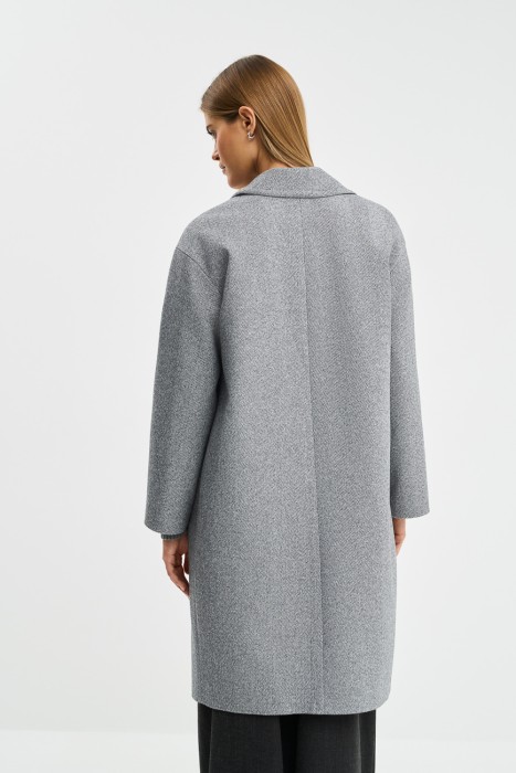 пальто свободного силуэта по цене 9200 руб вид справа