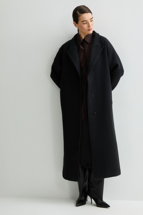пальто свободного силуэта 810305003 фотография