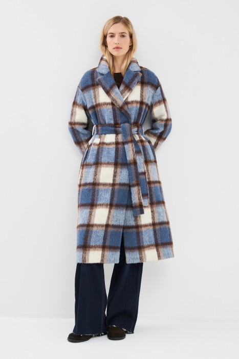 пальто в клетку 774503003 фотография
