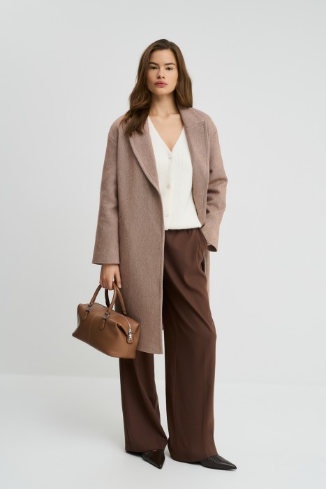 пальто в клетку 774850003 фотография