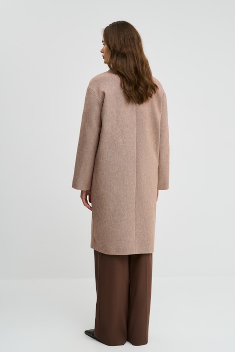 пальто в клетку по цене 9010 руб вид справа