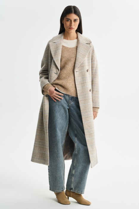 пальто в клетку 774555003 фотография