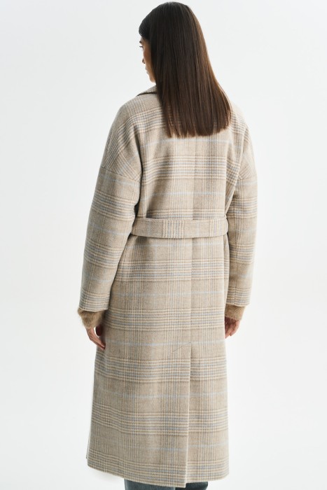 пальто в клетку по цене 14960 руб вид справа