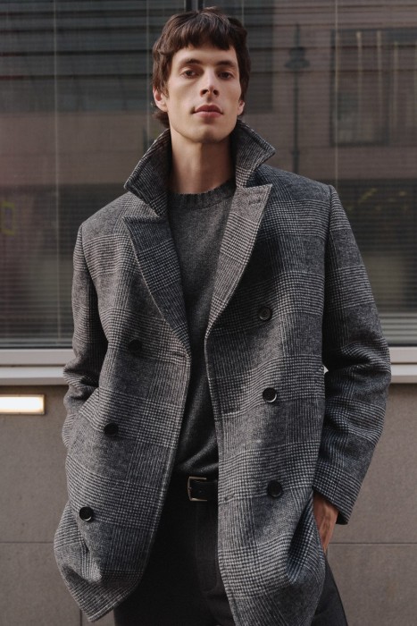 пальто в клетку 772623003 фотография
