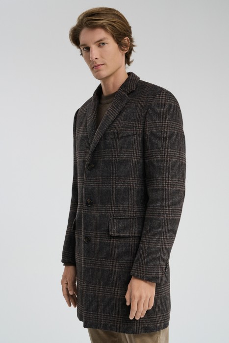 пальто в клетку по цене 11510 руб вид справа