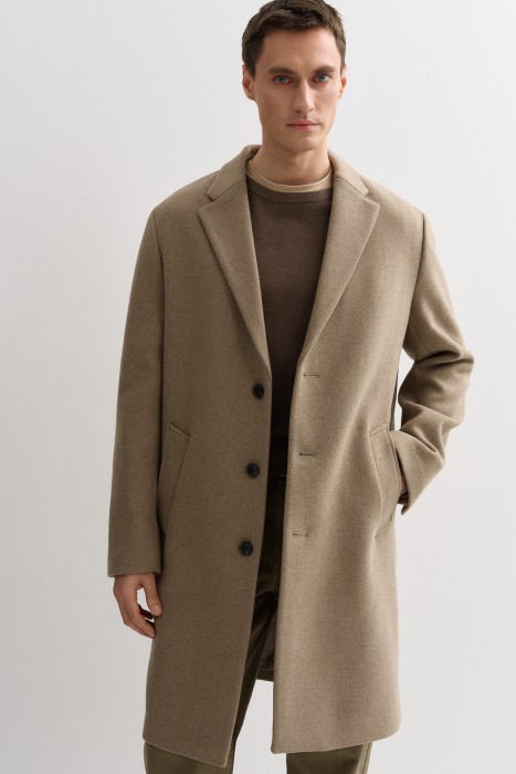 пальто от бренда снежная королева вид слева