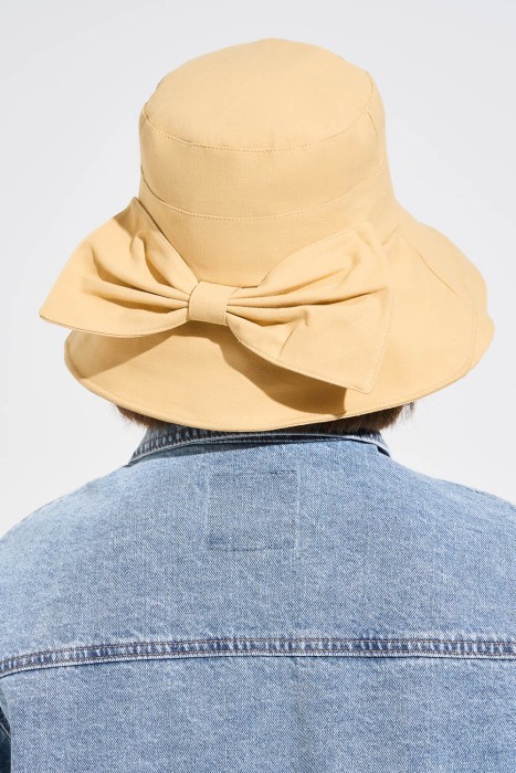 панама из хлопка от бренда снежная королева вид слева