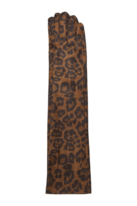 перчатки с анималистичным принтом от бренда снежная королева вид слева