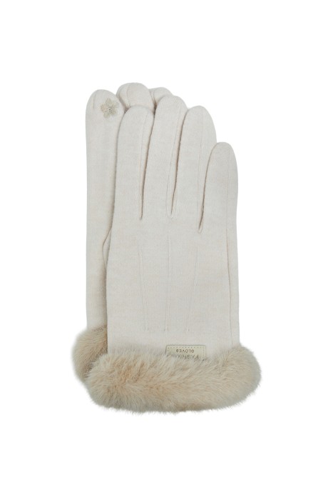 перчатки с меховой отделкой 791813003 фотография