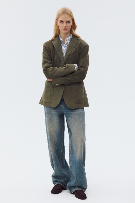 пиджак из натуральной замши 803019003 фотография