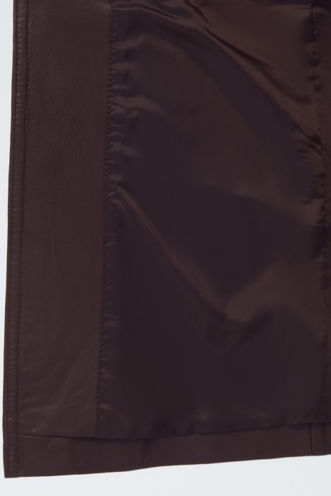 плащ из натуральной кожи по цене 22390 руб вид справа