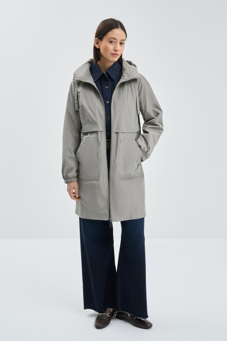 плащ с капюшоном 752948003 фотография