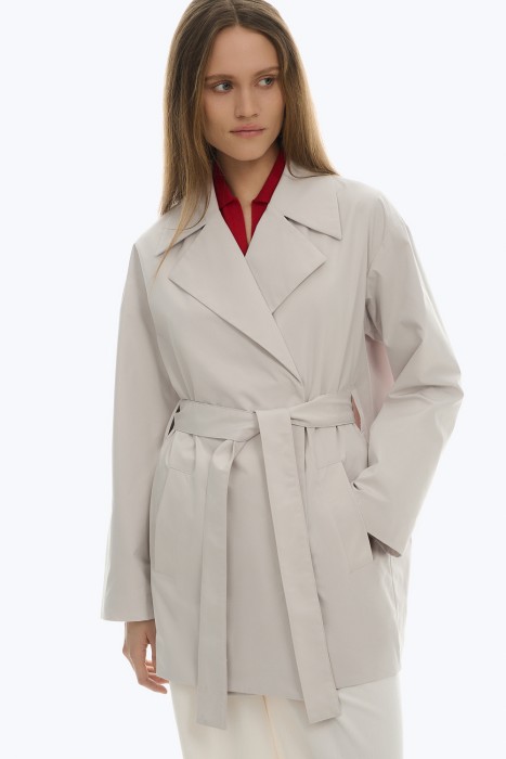 плащ с поясом 753118003 фотография