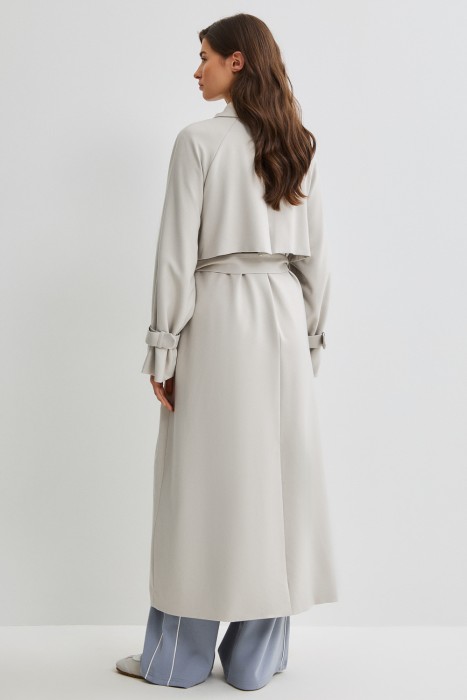 плащ с поясом по цене 9200 руб вид справа