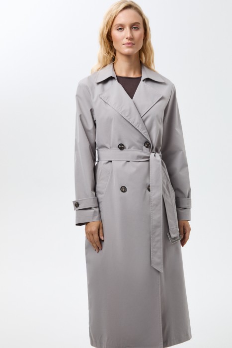 плащ с поясом 817371003 фотография