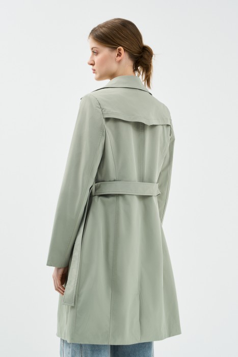 плащ с текстильным ремнем по цене 6900 руб вид справа