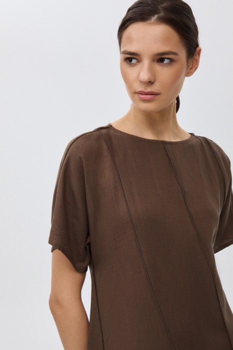 платье асимметричного кроя из россии вид сбоку