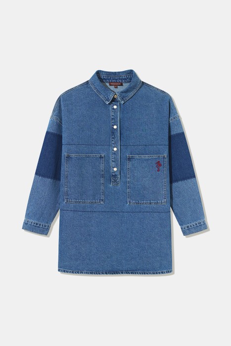 платье из денима 828133003 фотография