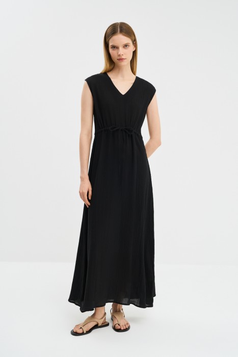 платье из фактурного хлопка 769932003 фотография