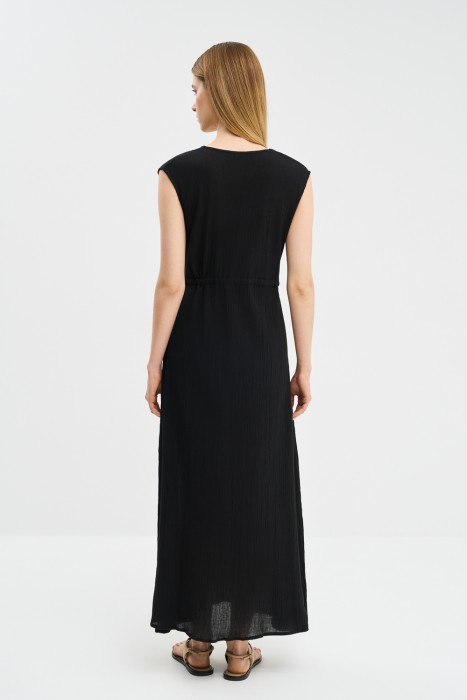 платье из фактурного хлопка по цене 1580 руб вид справа