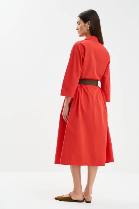 платье из хлопка по цене 2680 руб вид справа