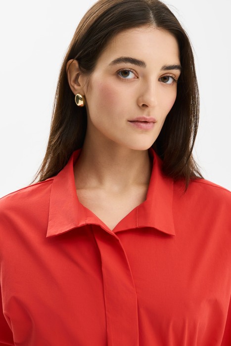 платье из хлопка из россии вид сбоку