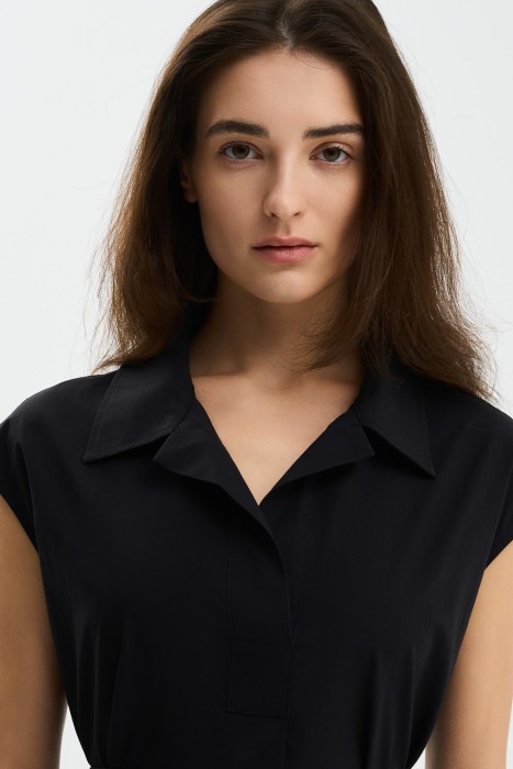 платье из хлопка из россии вид сбоку