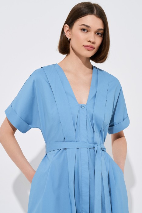 платье из хлопка из россии вид сбоку