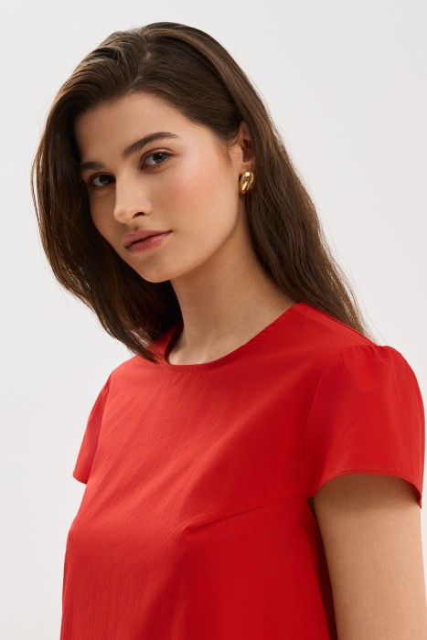 платье из хлопка из россии вид сбоку