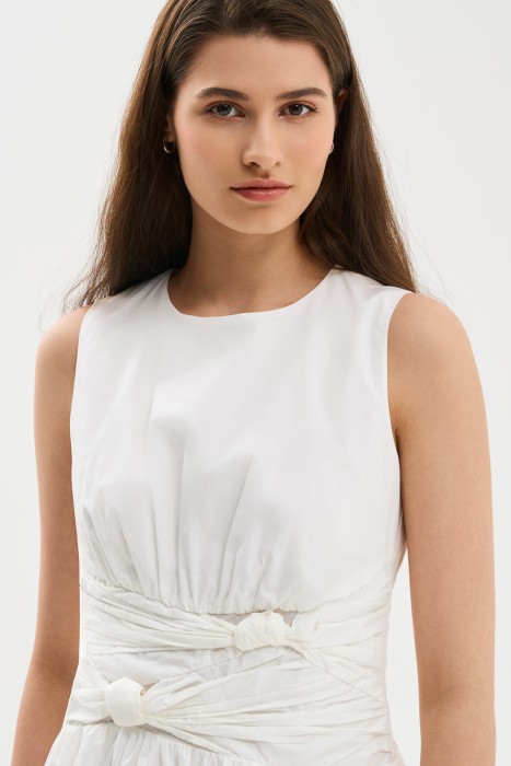 платье из хлопка из россии вид сбоку